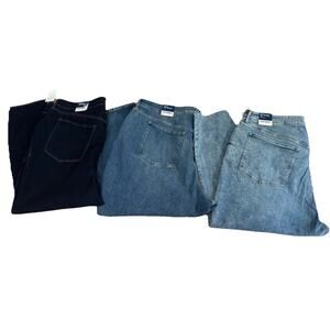 X3 NWT Old Navy Jeans Size 28 Plus Size Denim OG Straight, Curvy OG, Rockstar